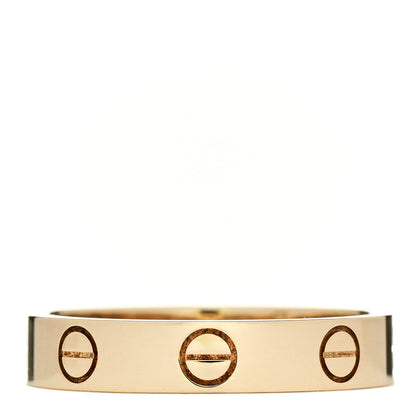 Cartier 18K Yellow Gold 3.5mm LOVE Wedding Band Ring 52 6 1 of 5