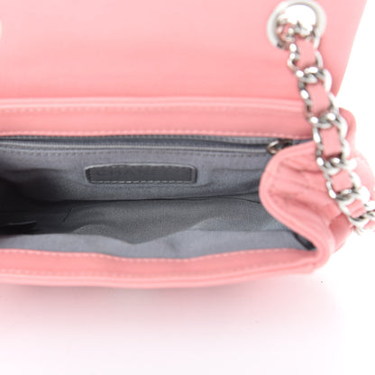 Chanel Washed Lambskin Quilted Mini Chain Around Messenger Pink 5 of 11