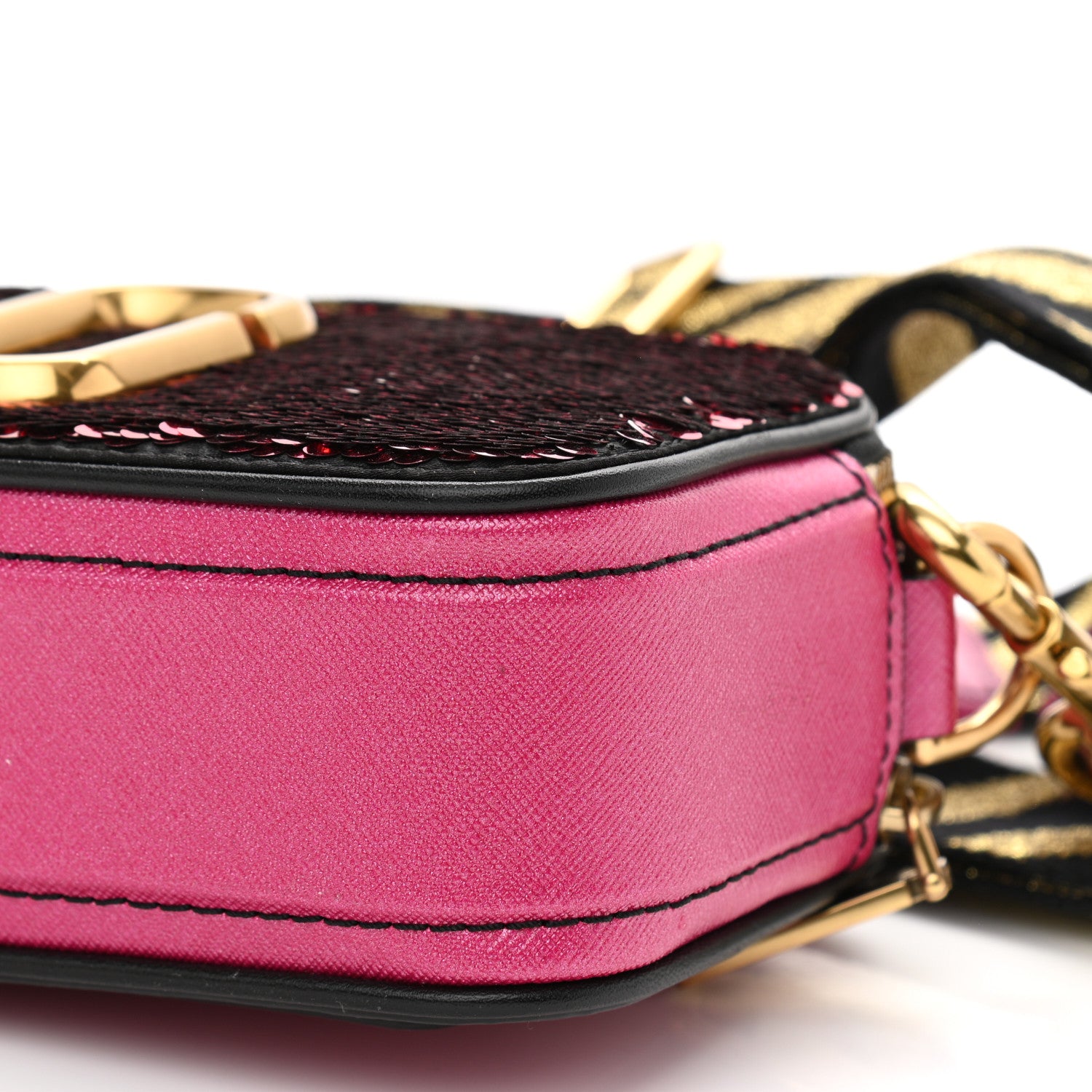 Marc Jacobs Calfskin Sequin Snapshot Camera Bag 10 of 10