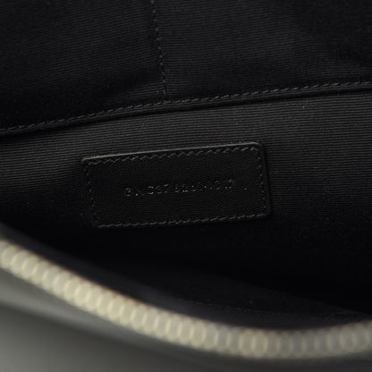 Saint Laurent Calfskin Waiting for Sunset Large Sac De Jour Carryall Pouch Black 7 of 7