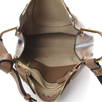 Chloe Grained Calfskin Small Hayley Hobo Nut 5 of 9