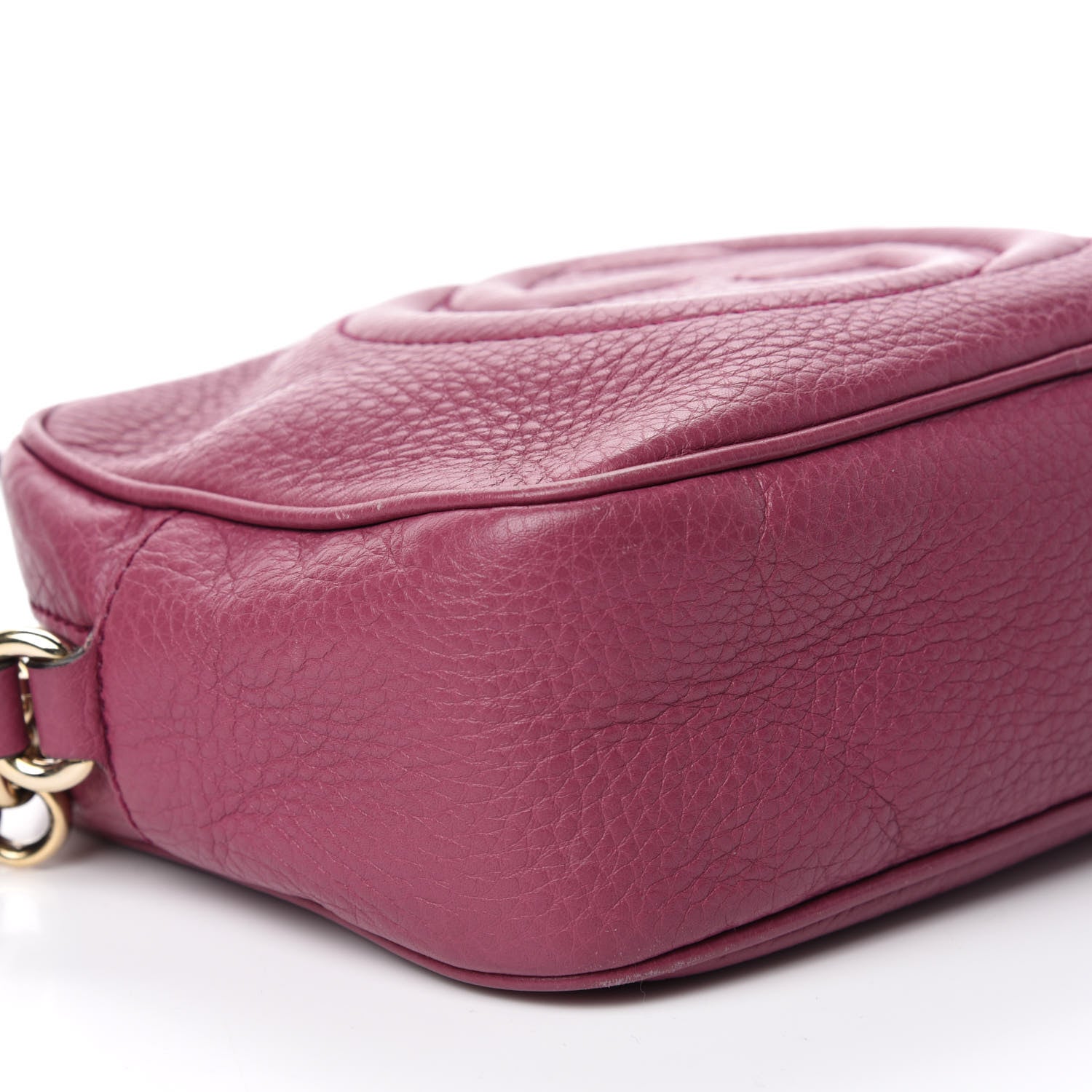 Gucci Pebbled Calfskin Small Soho Disco Bag Peonia Flower 6 of 16