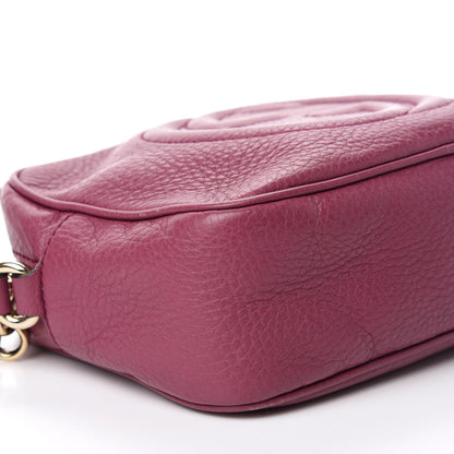 Gucci Pebbled Calfskin Small Soho Disco Bag Peonia Flower 6 of 16