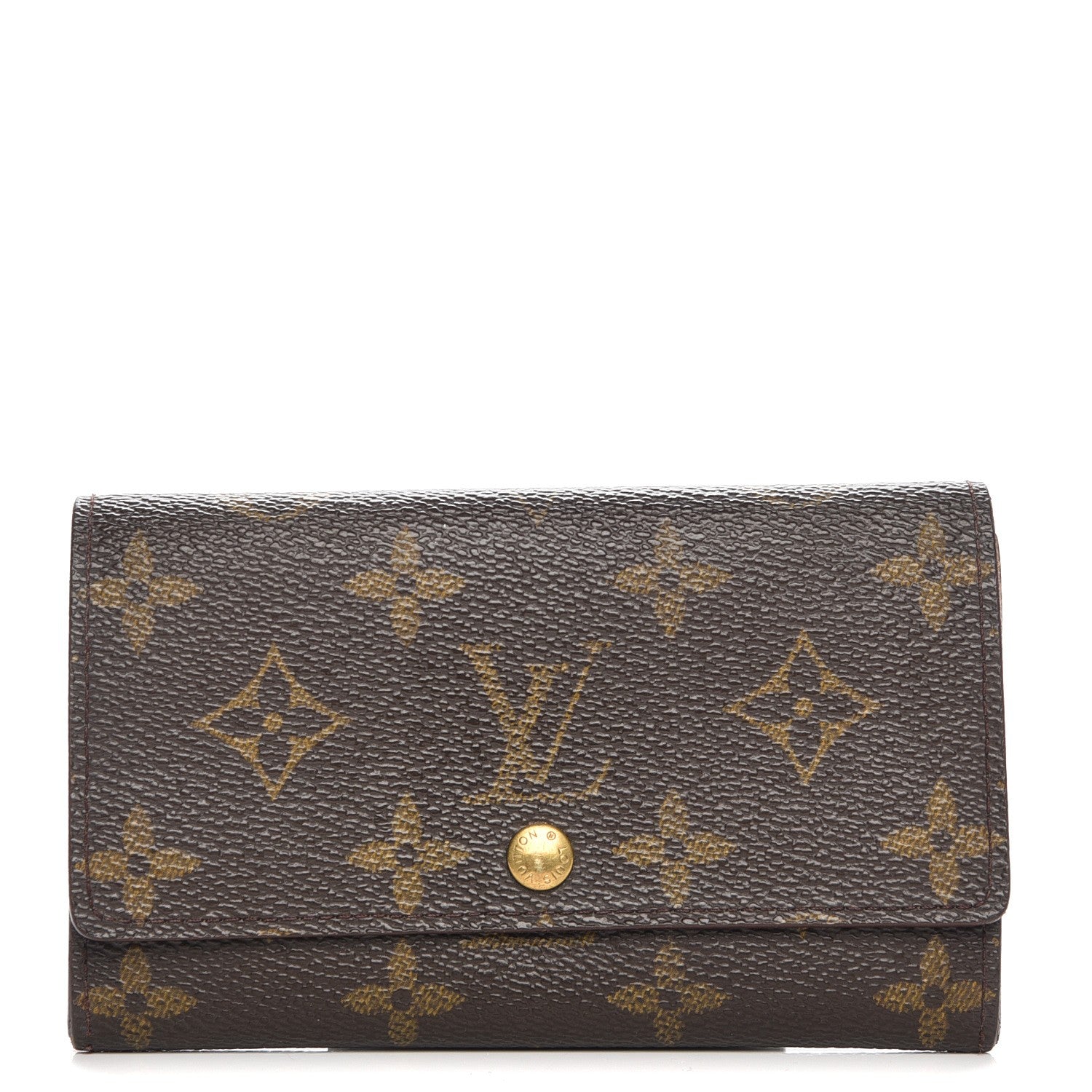 Louis Vuitton Monogram Porte-Monnaie Tresor Wallet 1 of 8