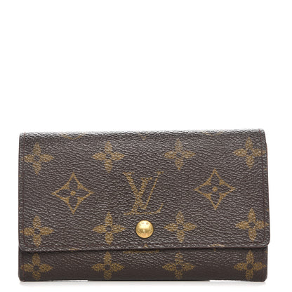 Louis Vuitton Monogram Porte-Monnaie Tresor Wallet 1 of 8