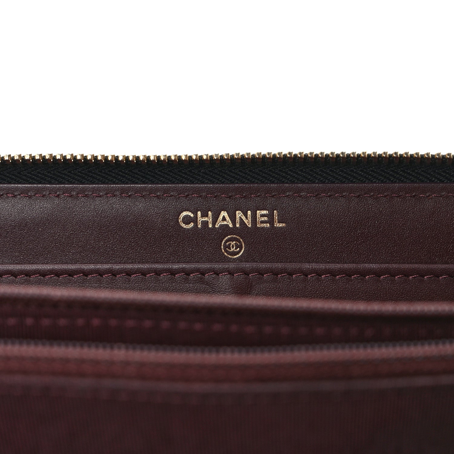 Chanel Caviar Quilted Large Gusset Zip Around Wallet Black 5 of 11