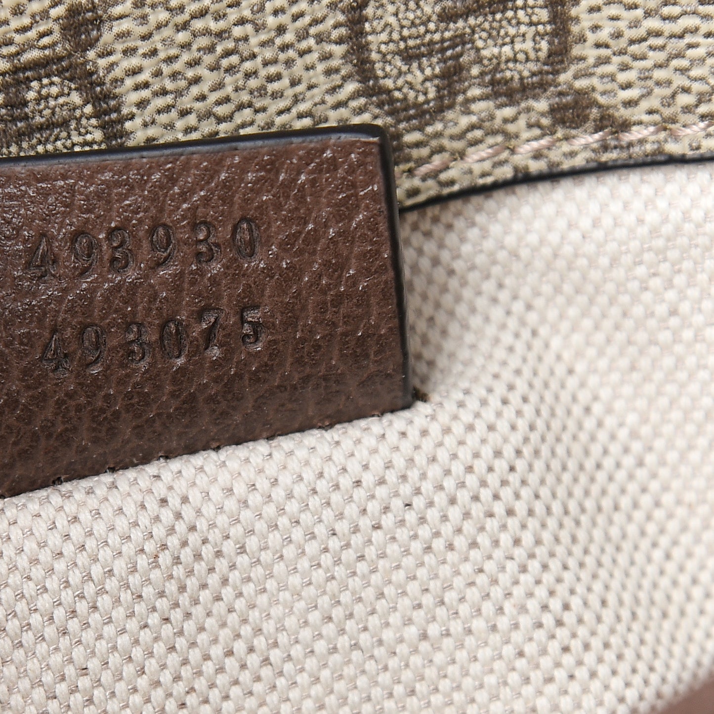 GG Supreme Monogram Neo Vintage Web Belt Bag Brown