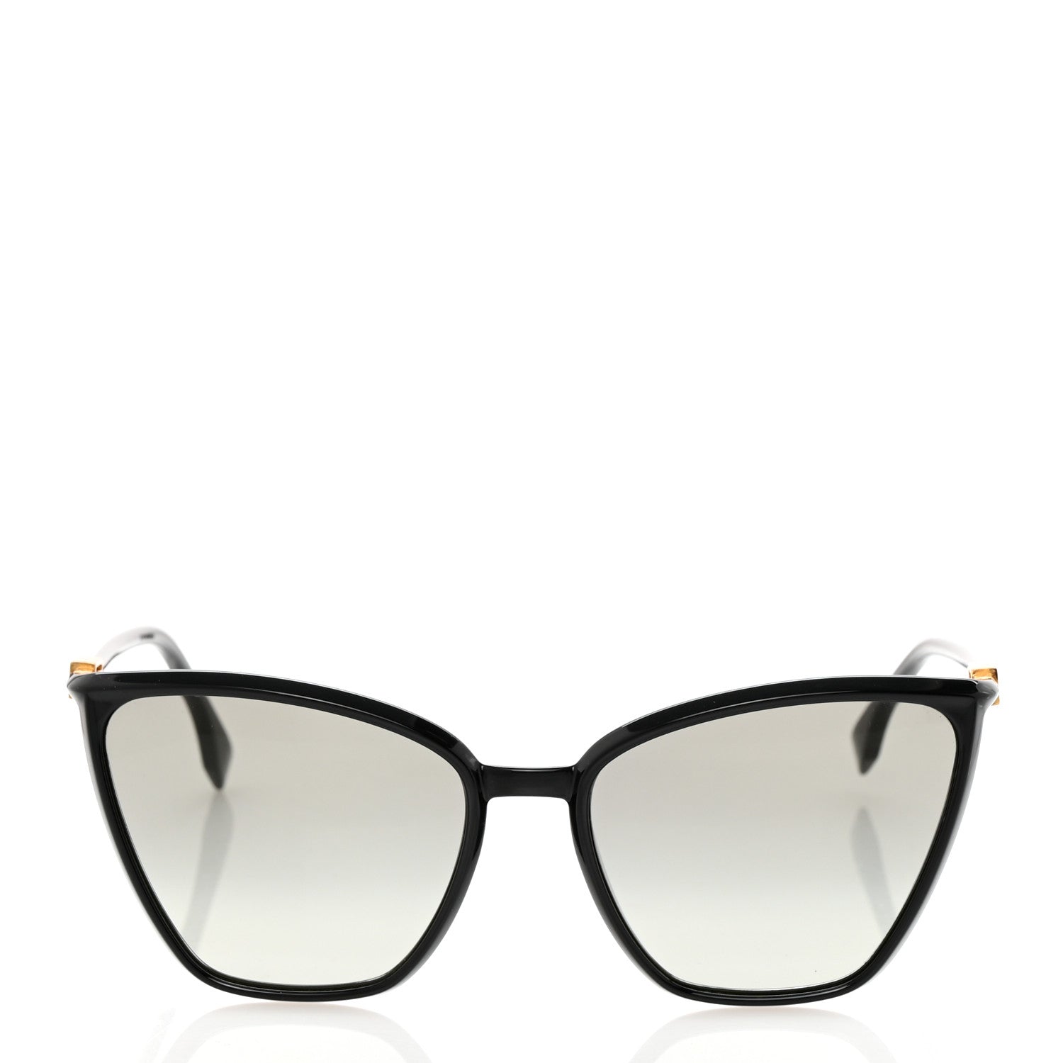 Fendi Acetate Cat Eye Sunglasses FF 0433/G/S Black 2 of 7