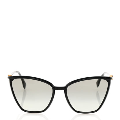 Fendi Acetate Cat Eye Sunglasses FF 0433/G/S Black 2 of 7