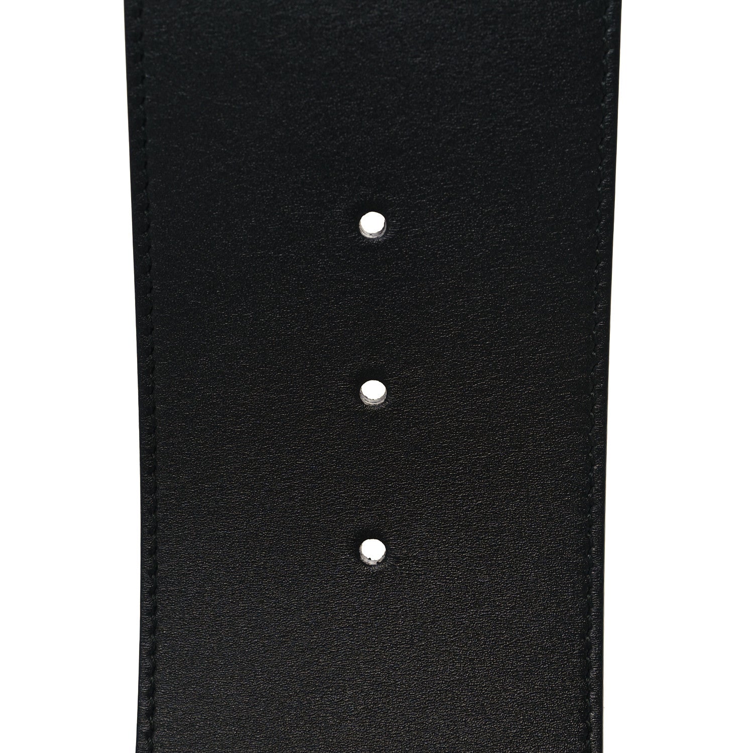 Gucci Moon Calfskin Pearl Double G 70mm Belt 95 38 Black Cream 4 of 4