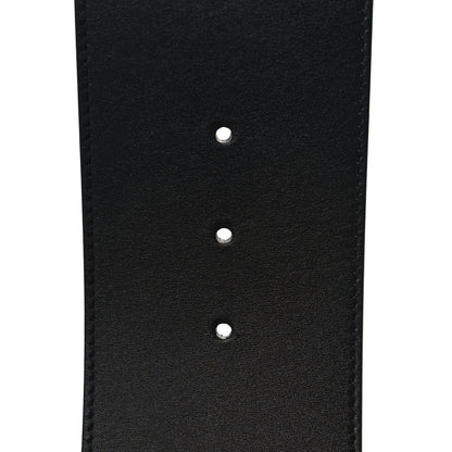 Gucci Moon Calfskin Pearl Double G 70mm Belt 95 38 Black Cream 4 of 4