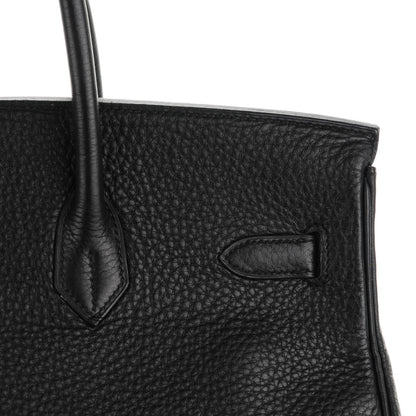 Hermes Taurillon Clemence Birkin 35 Black 11 of 24