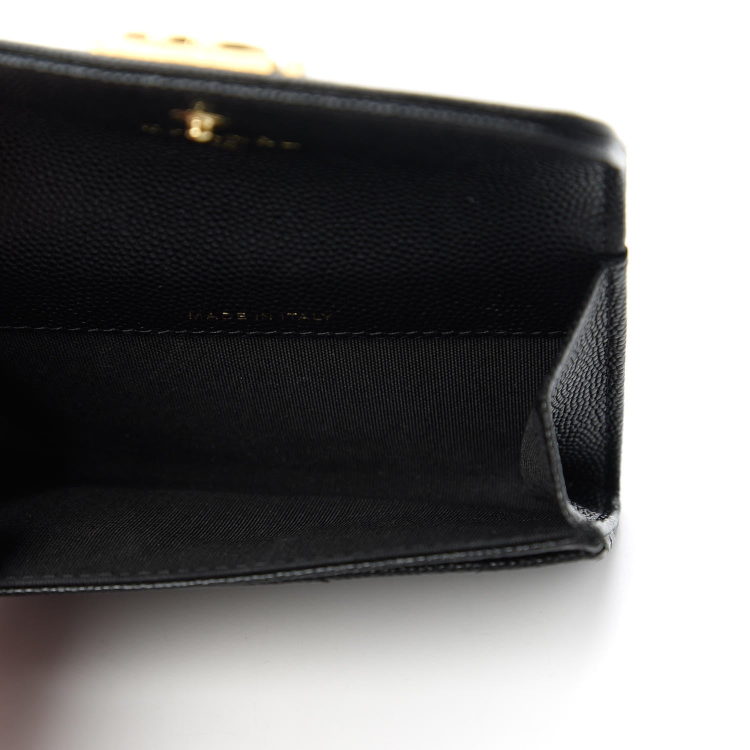 Chanel Caviar Quilted Boy Flap Card Holder Black 5 of 12