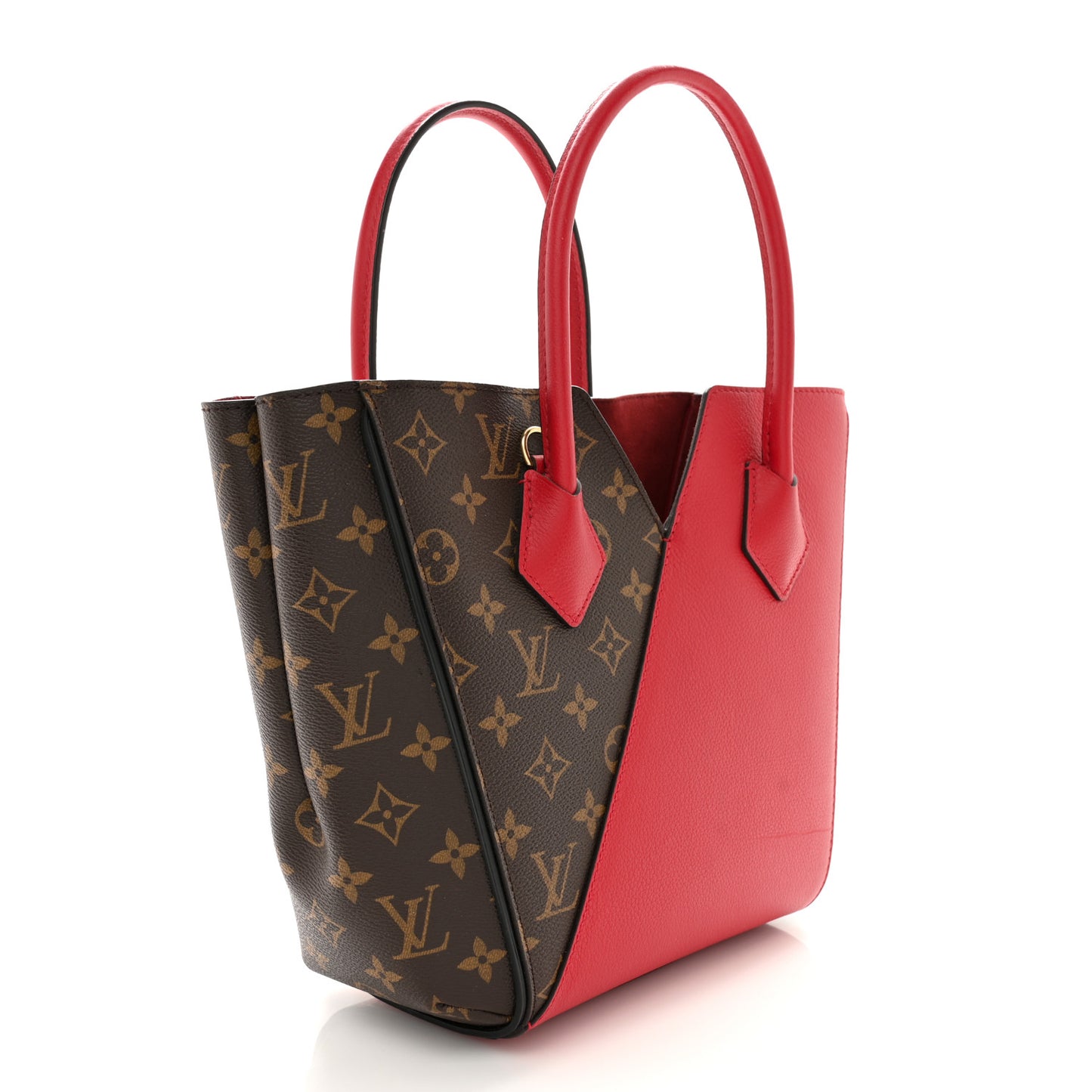 LOUIS VUITTON Calfskin Monogram Kimono Tote PM Cherry