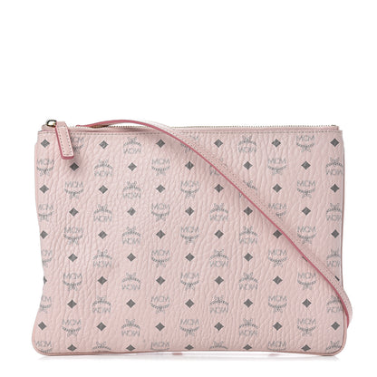 MCM Visetos Medium Crossbody Pouch Powder Pink 1 of 11