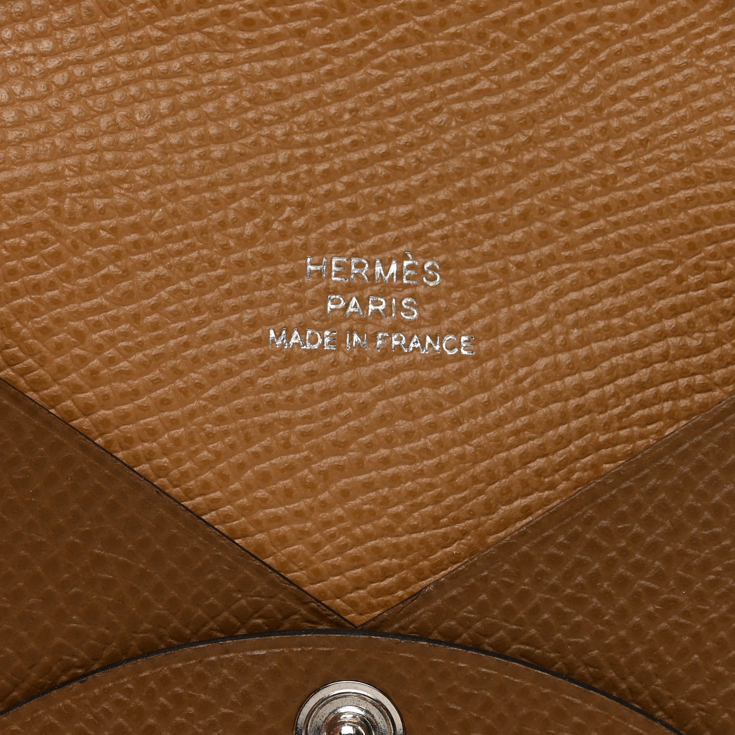 Epsom Verso Calvi Duo Card Case Alezan Biscuit