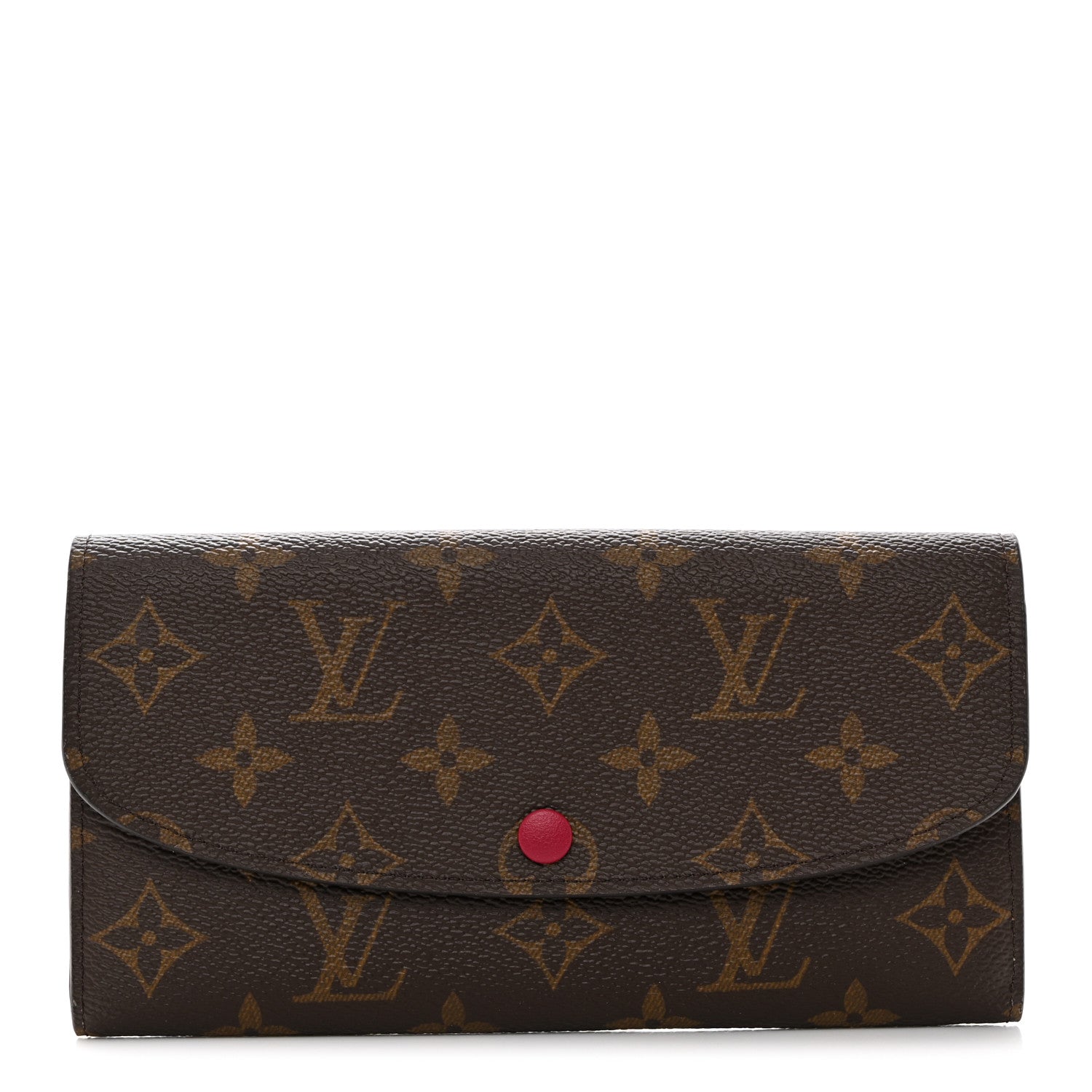Louis Vuitton Monogram Emilie Wallet Fuchsia 1 of 8