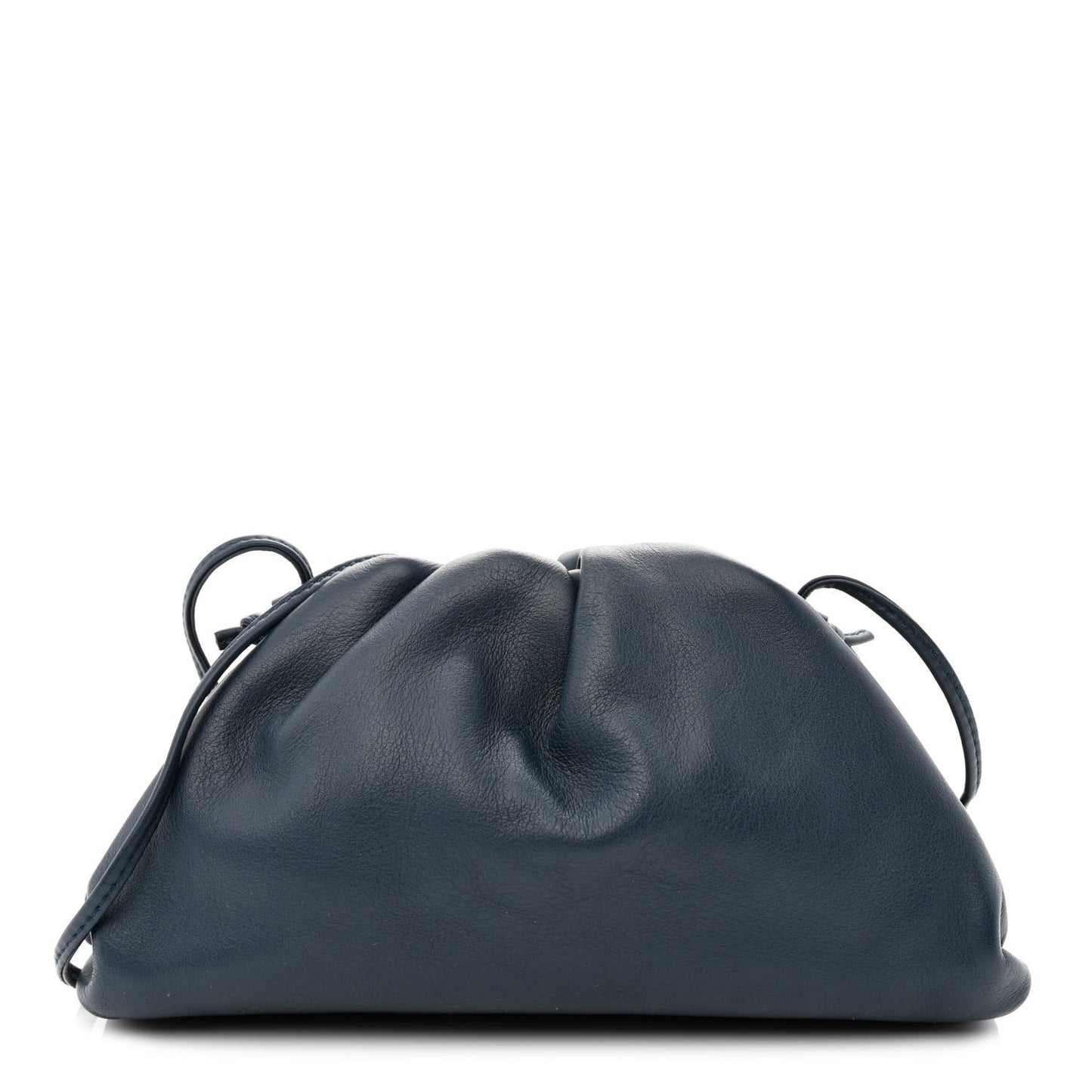 Butter Calfskin The Mini Pouch Deep Blue