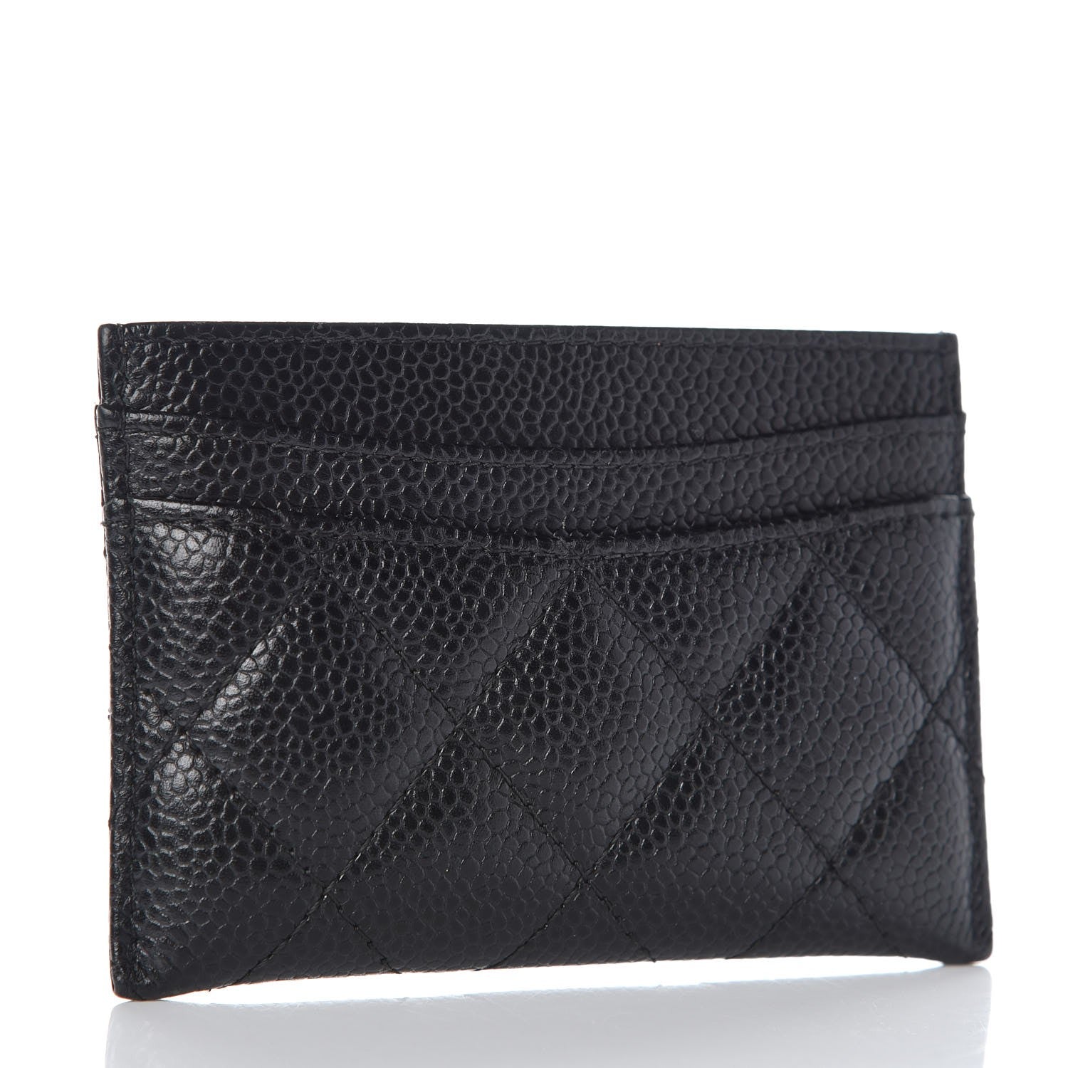 Chanel Caviar Quilted Card Holder Black 3 of 9