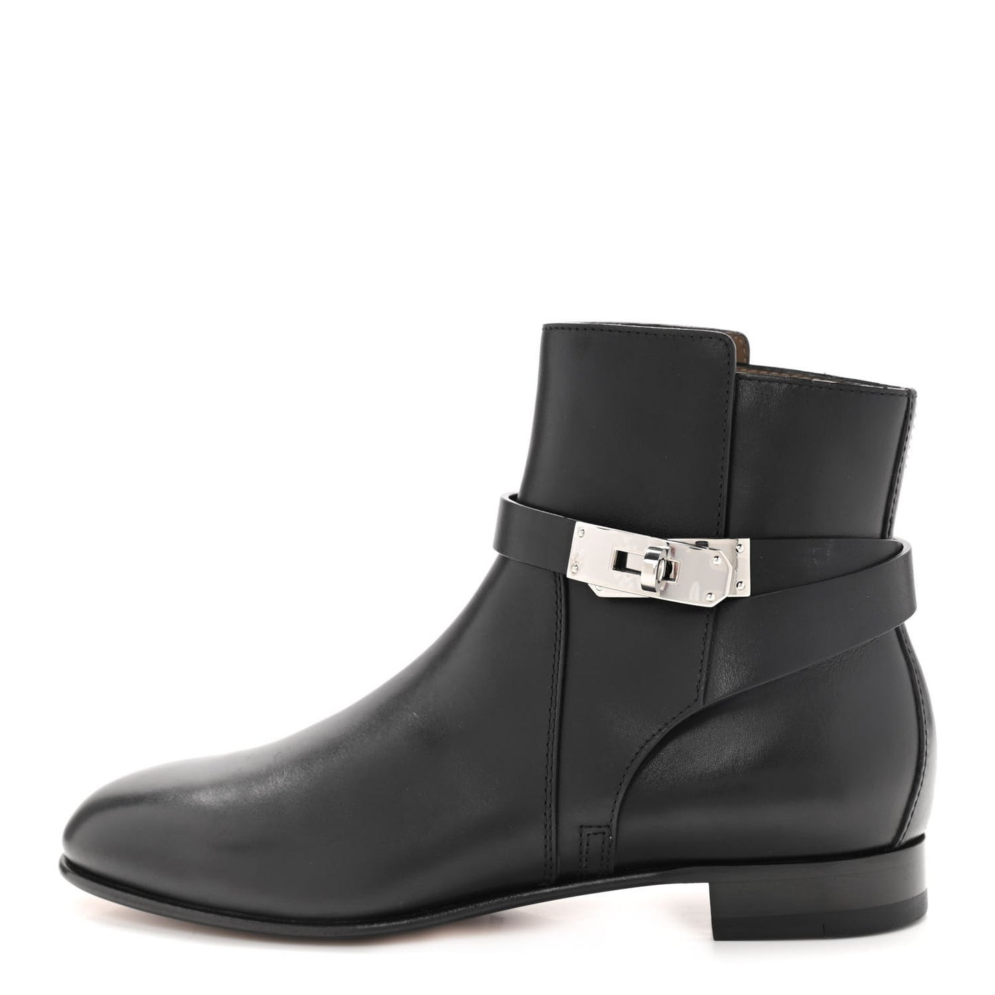 Calfskin Neo Low Boots 37.5 Black