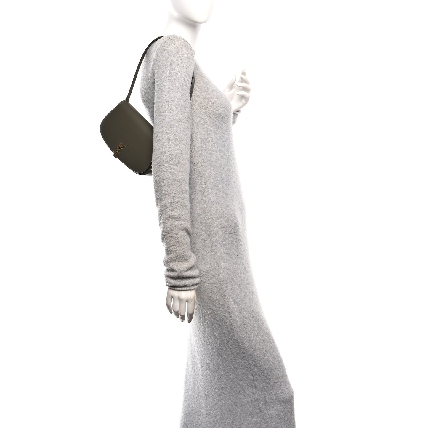 Box Calfskin Mini Voltaire Shoulder Bag Urban Grey