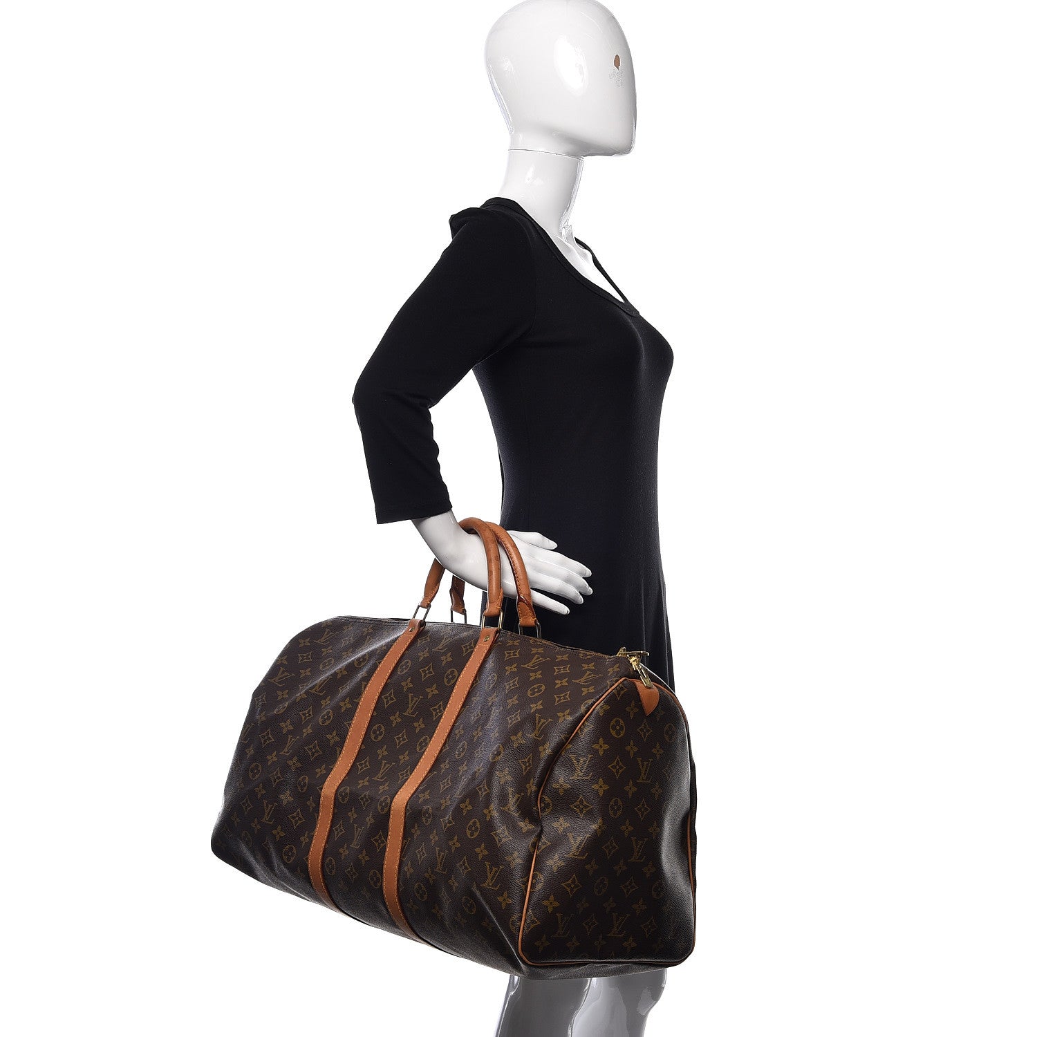 Louis Vuitton Monogram Keepall 55 2 of 18