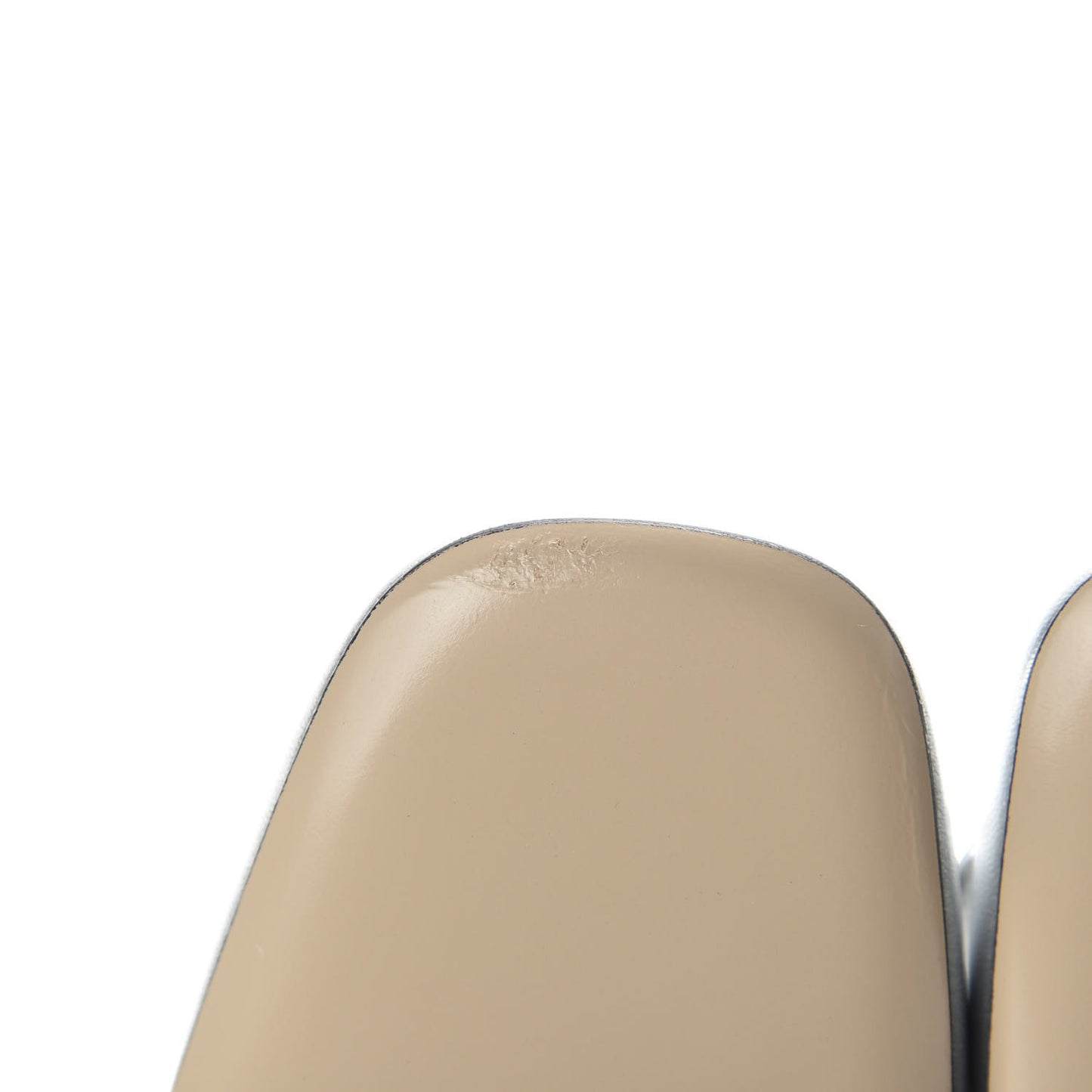 Metallic Nappa Crystal Square G Madelyn Slingbacks 36 Silver