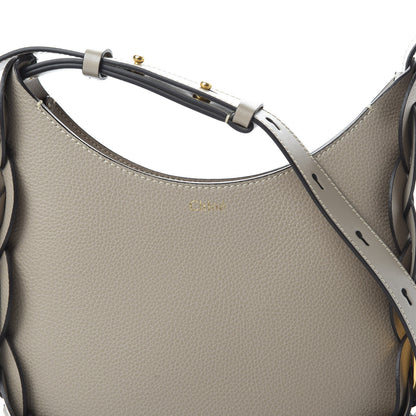 Chloe Small Grain Smooth Calfskin Small Darryl Hobo Motty Grey 9 of 11