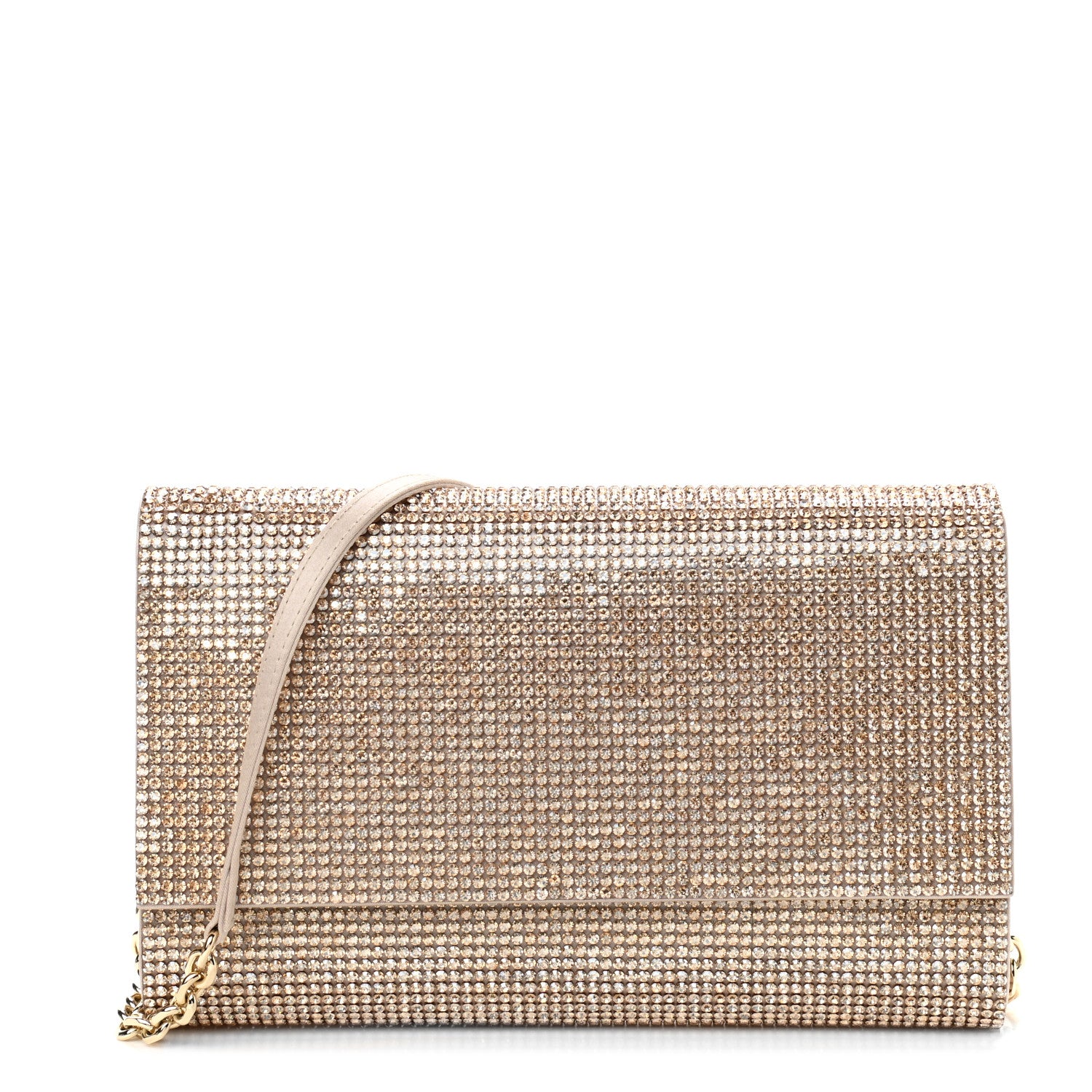 Judith Leiber Swarovski Crystal Fizzy Clutch Champagne 1 of 10