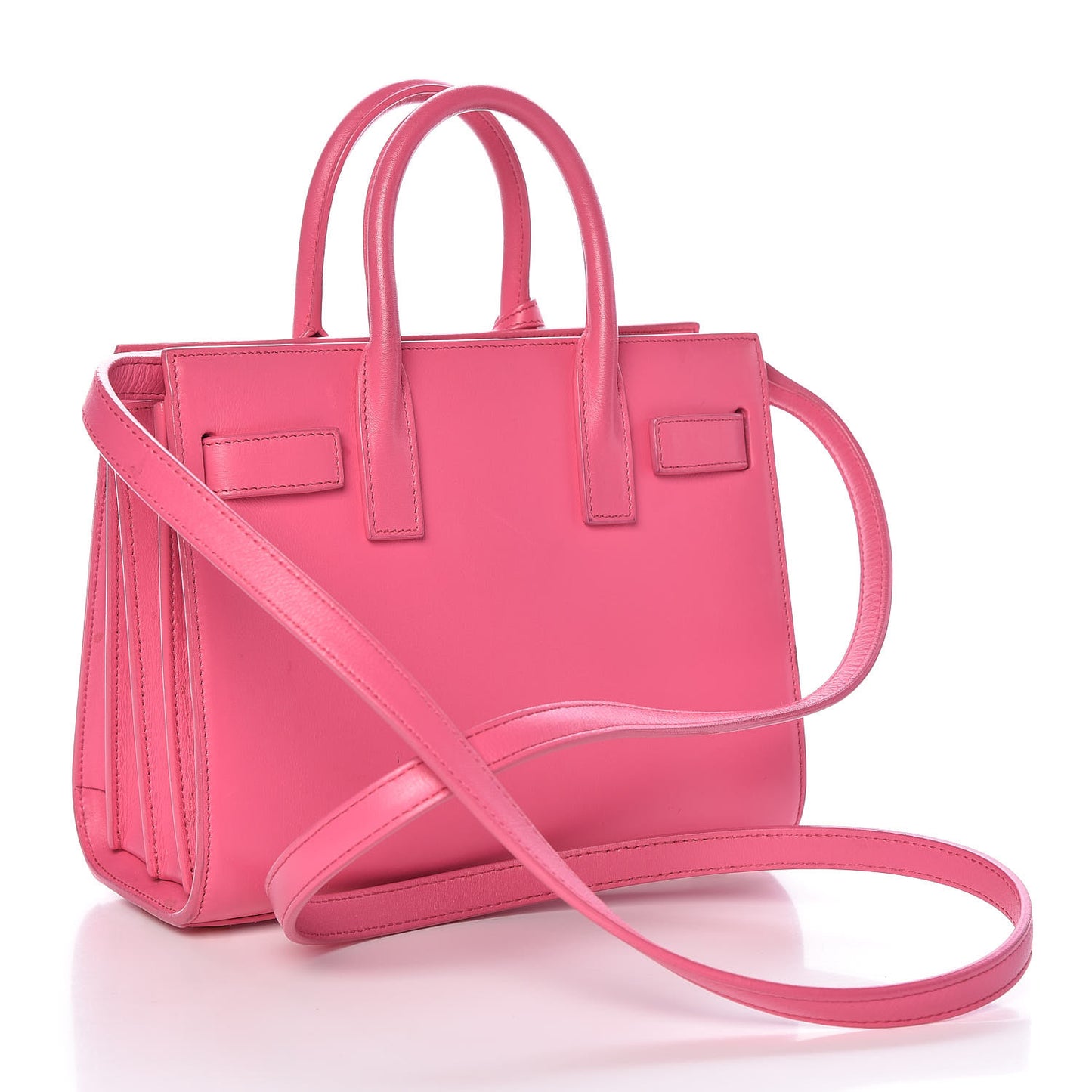 Calfskin Nano Sac De Jour Lipstick Fuchsia