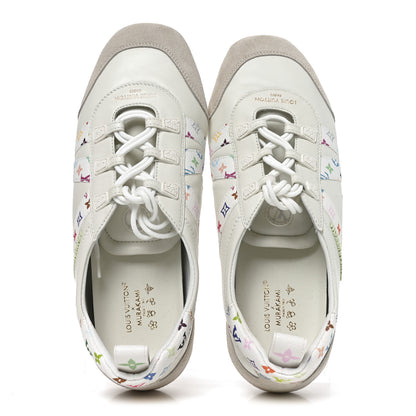 Louis Vuitton LV X TM Calfskin Monogram Multicolor Womens LV Sneakerina 40 White 5 of 8