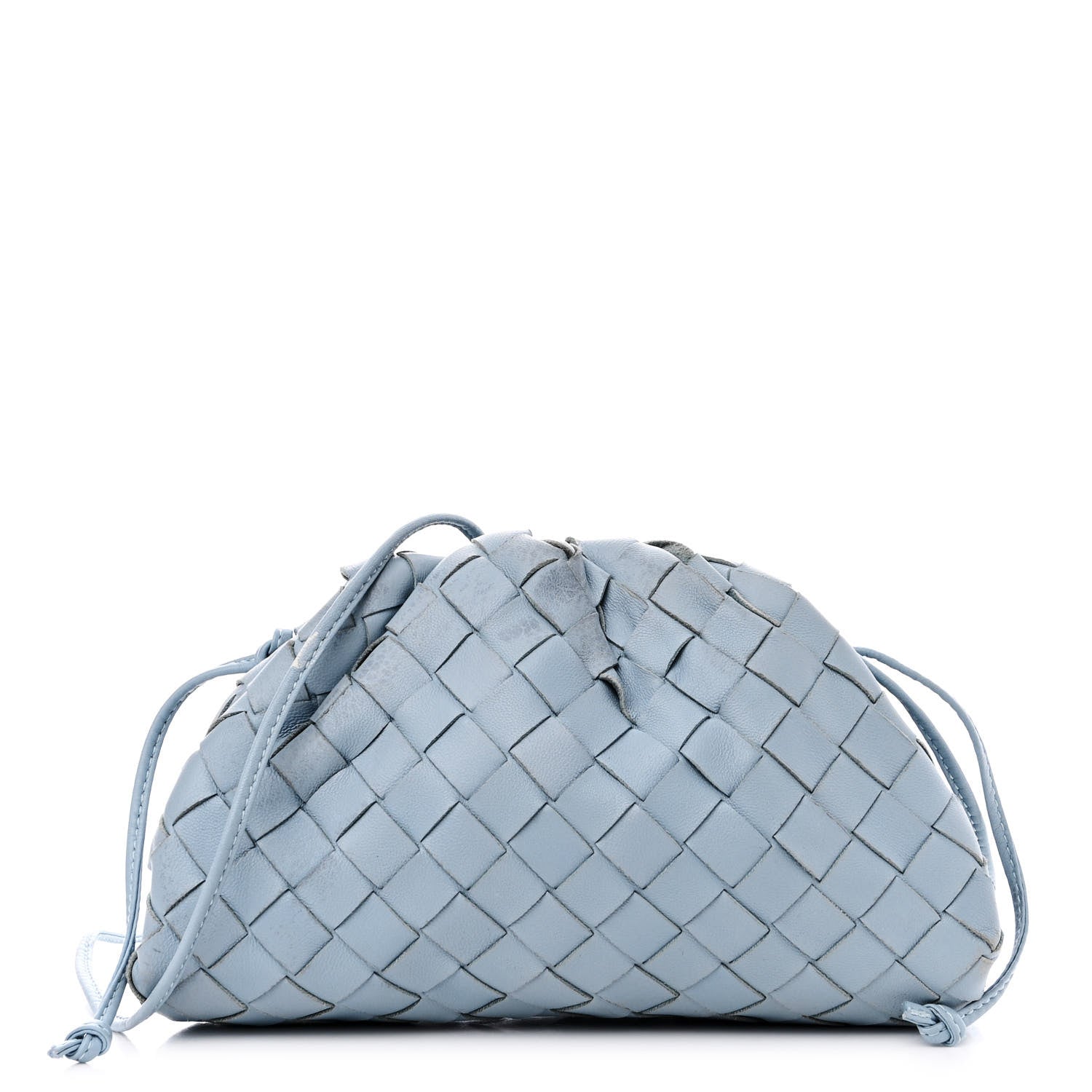 Bottega Veneta Nappa Intrecciato The Mini Pouch Ice 1 of 15