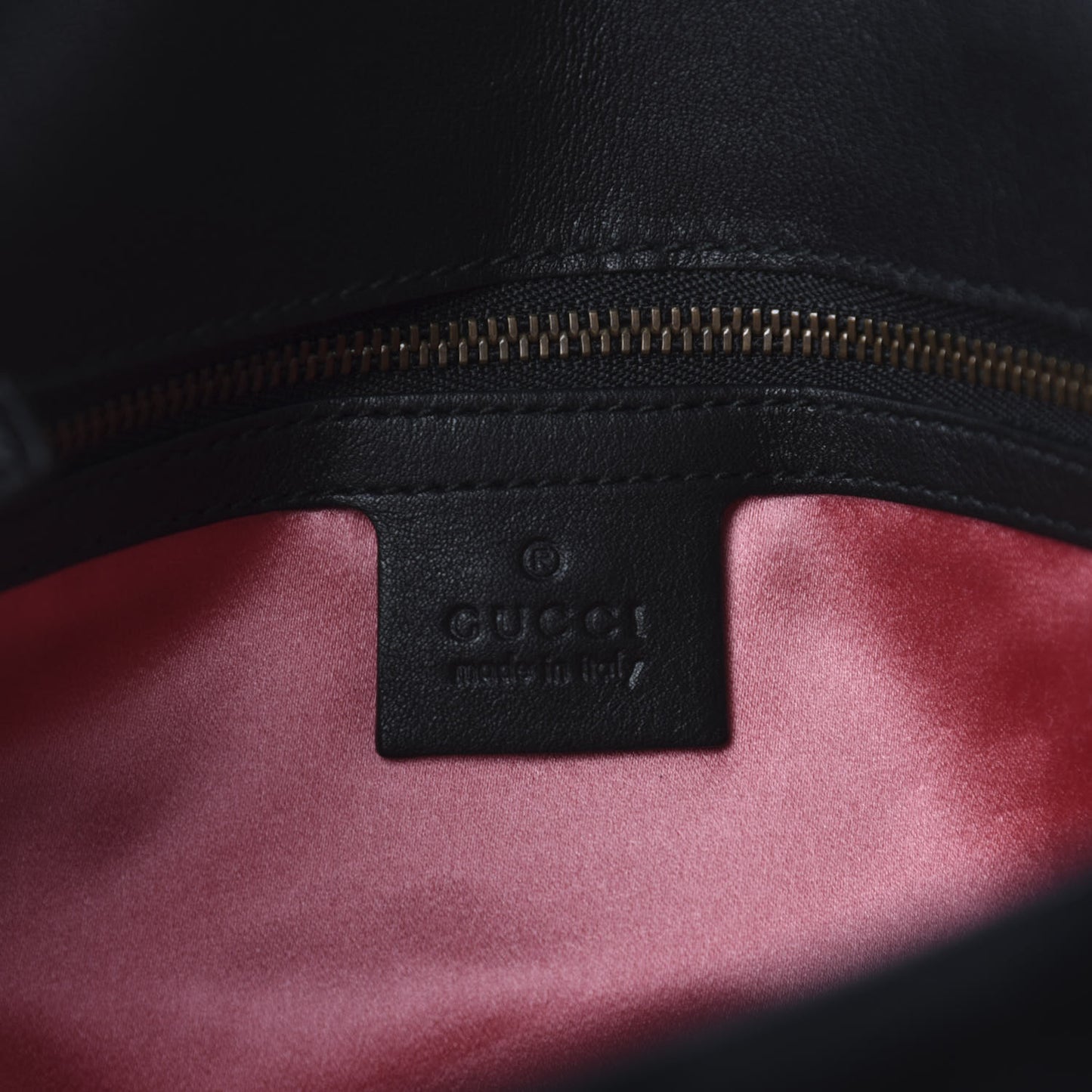 Velvet Matelasse Loved Embroidered Medium GG Marmont Shoulder Bag Black