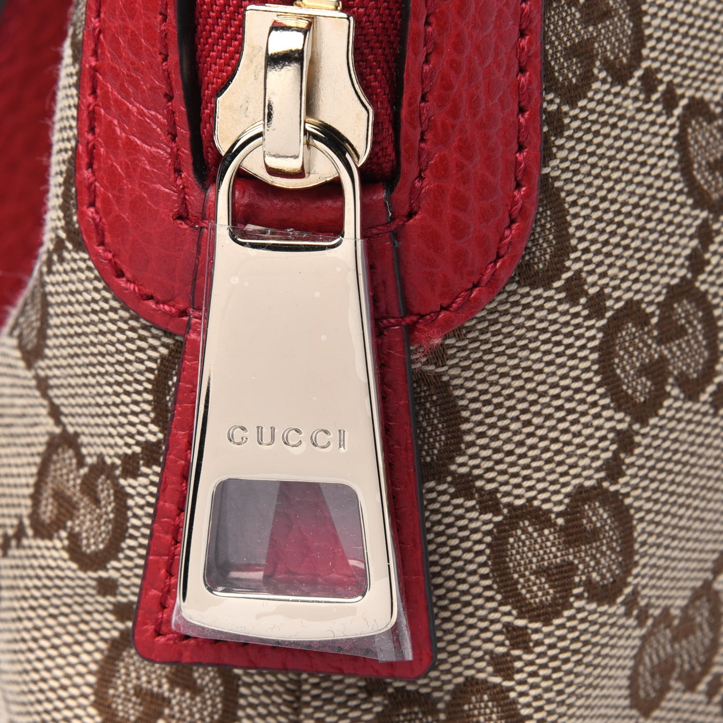 Monogram Medium Bree Shoulder Bag Red