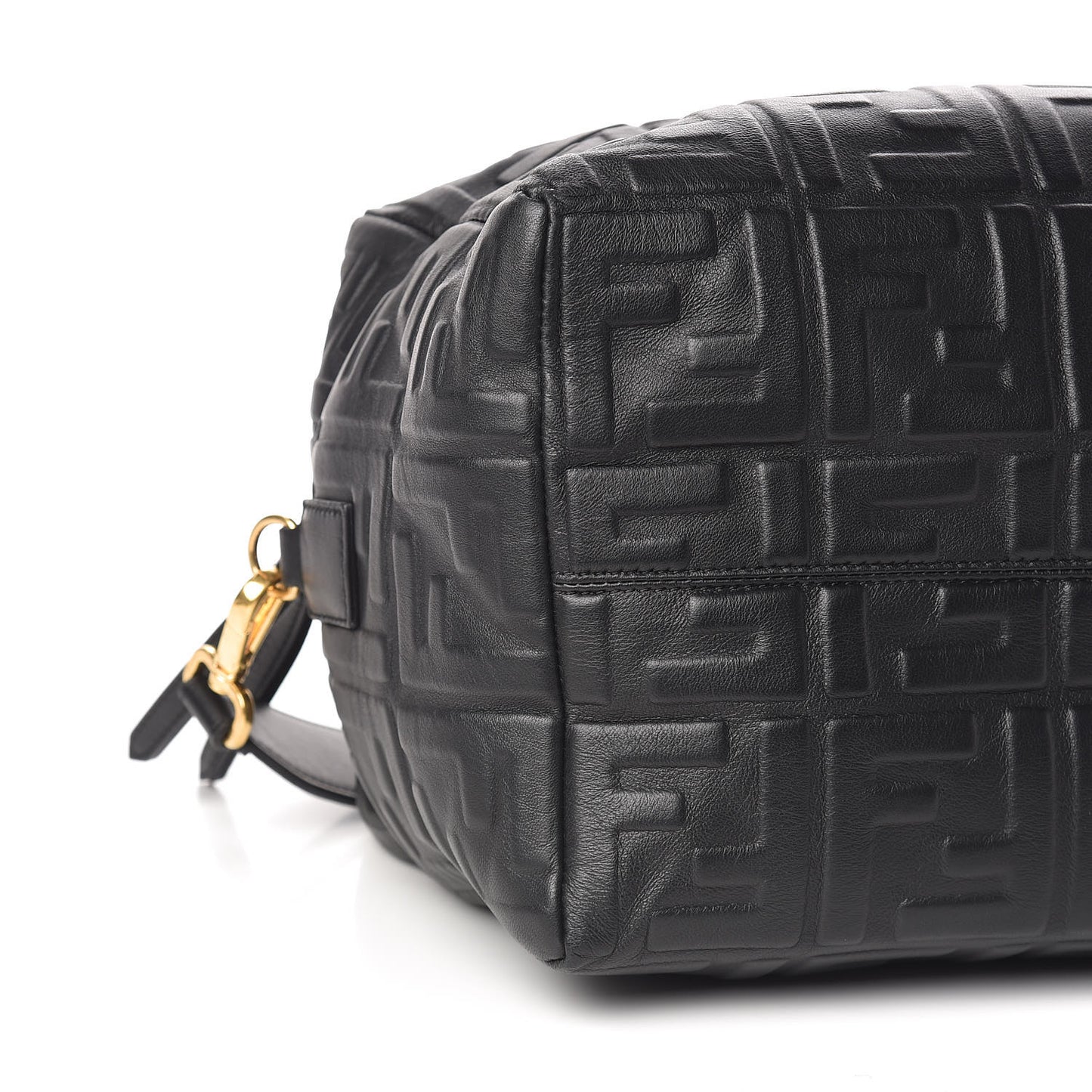 Nappa FF 1974 Embossed Small Boston Black