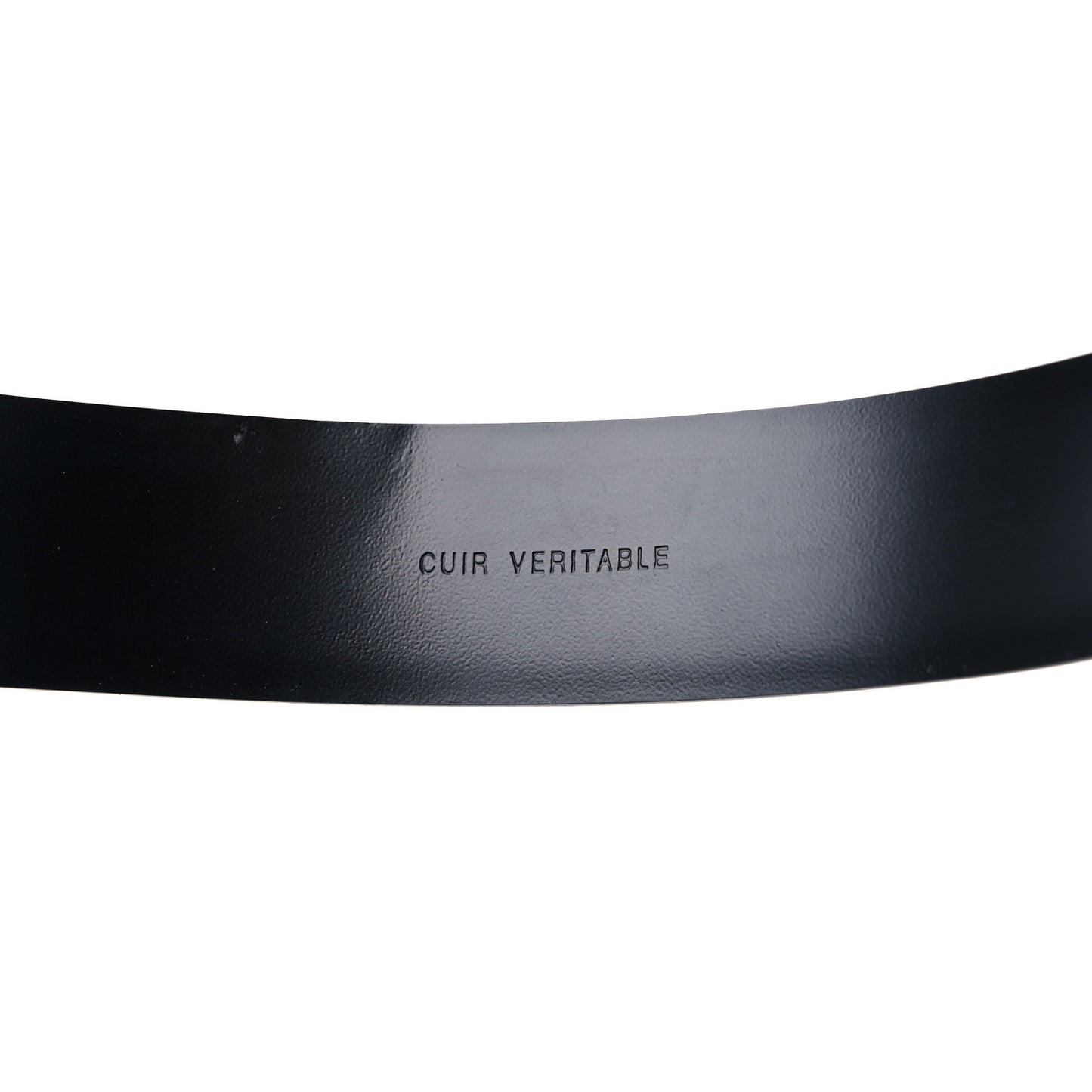 Patent Plexiglass CC Boy Belt 100 40 Black Blue