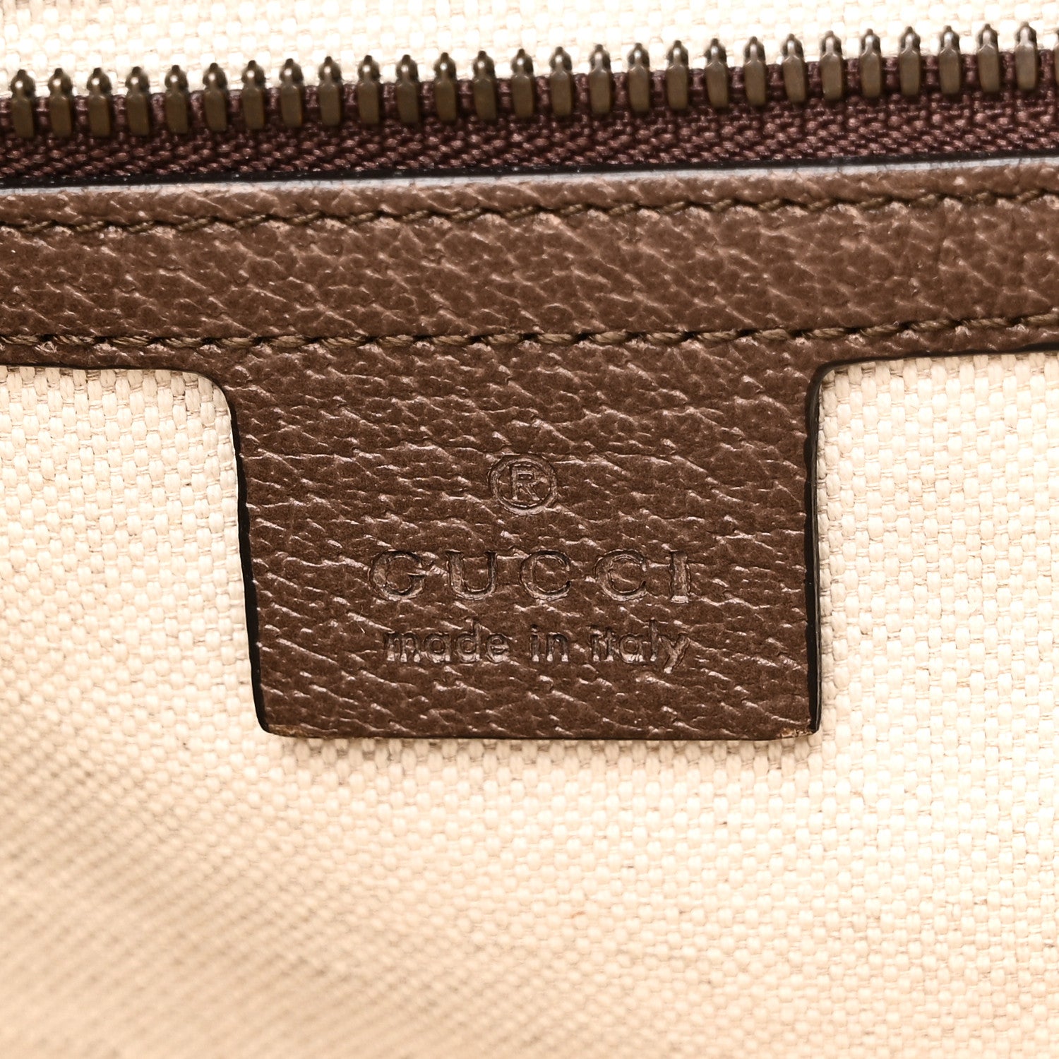 Gucci GG Supreme Monogram Web Small Ophidia Half Moon Hobo Brown 6 of 11