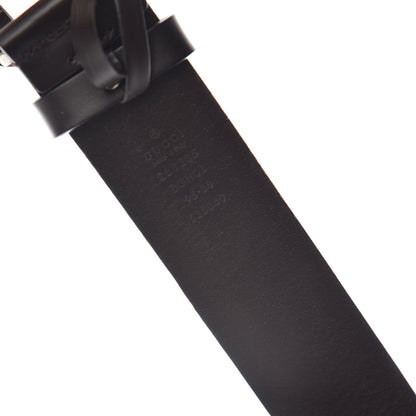 Gucci Calfskin Wood Interlocking G Belt 95 38 Brown 4 of 9