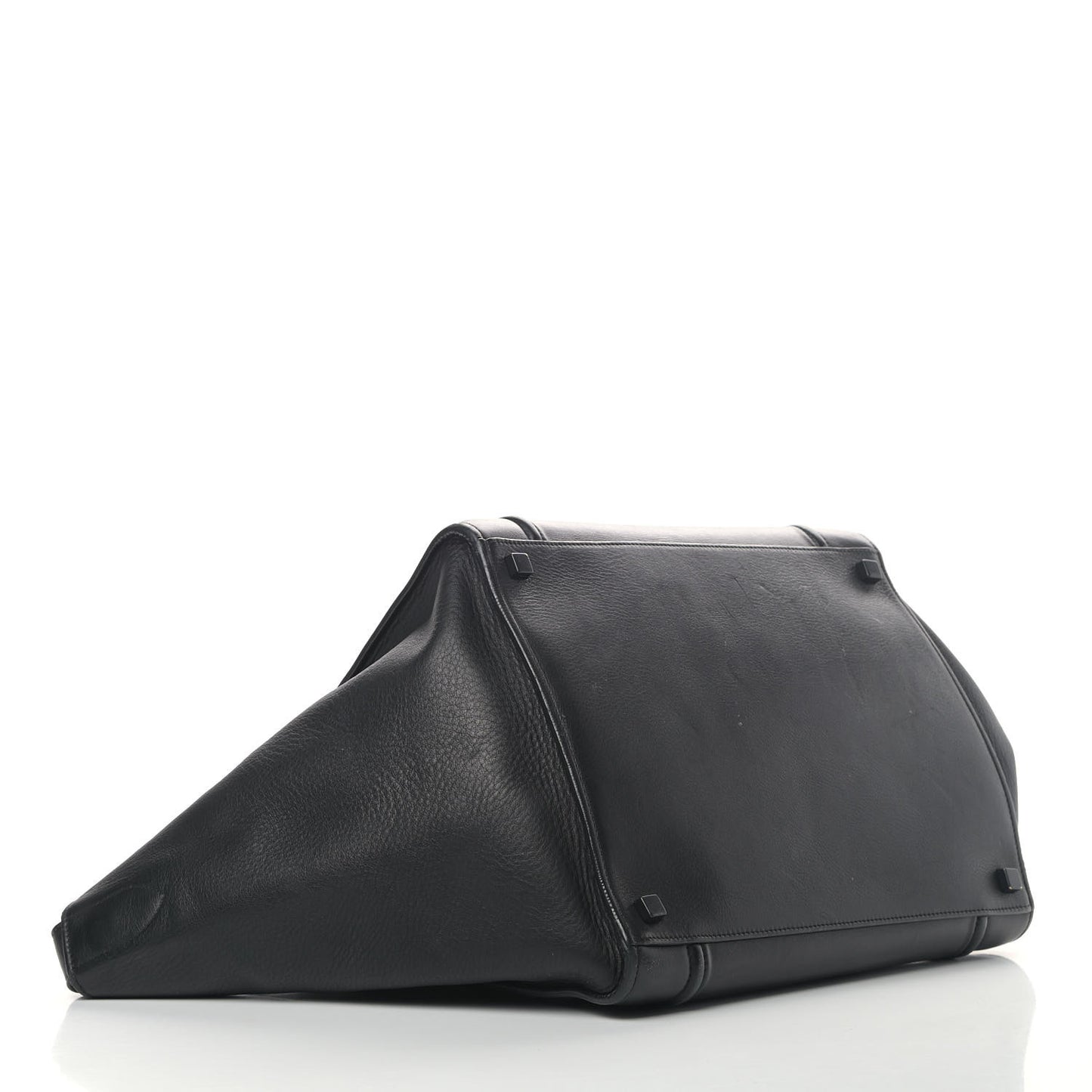 Supple Calfskin Medium Phantom Luggage Black