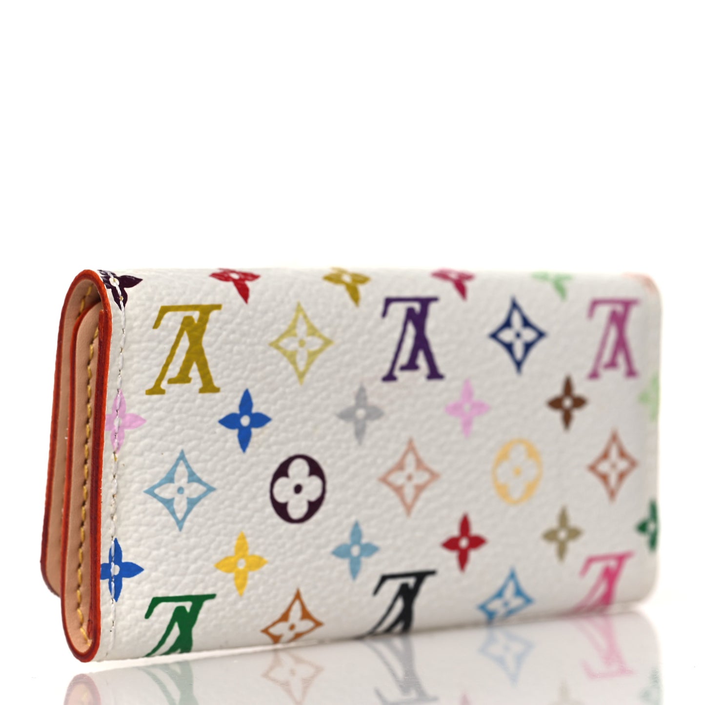 Monogram Multicolor Multicles 4 Key Holder White