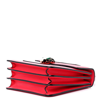 Bulgari Calfskin Serpenti Forever Top Handle Reef Coral 10 of 12