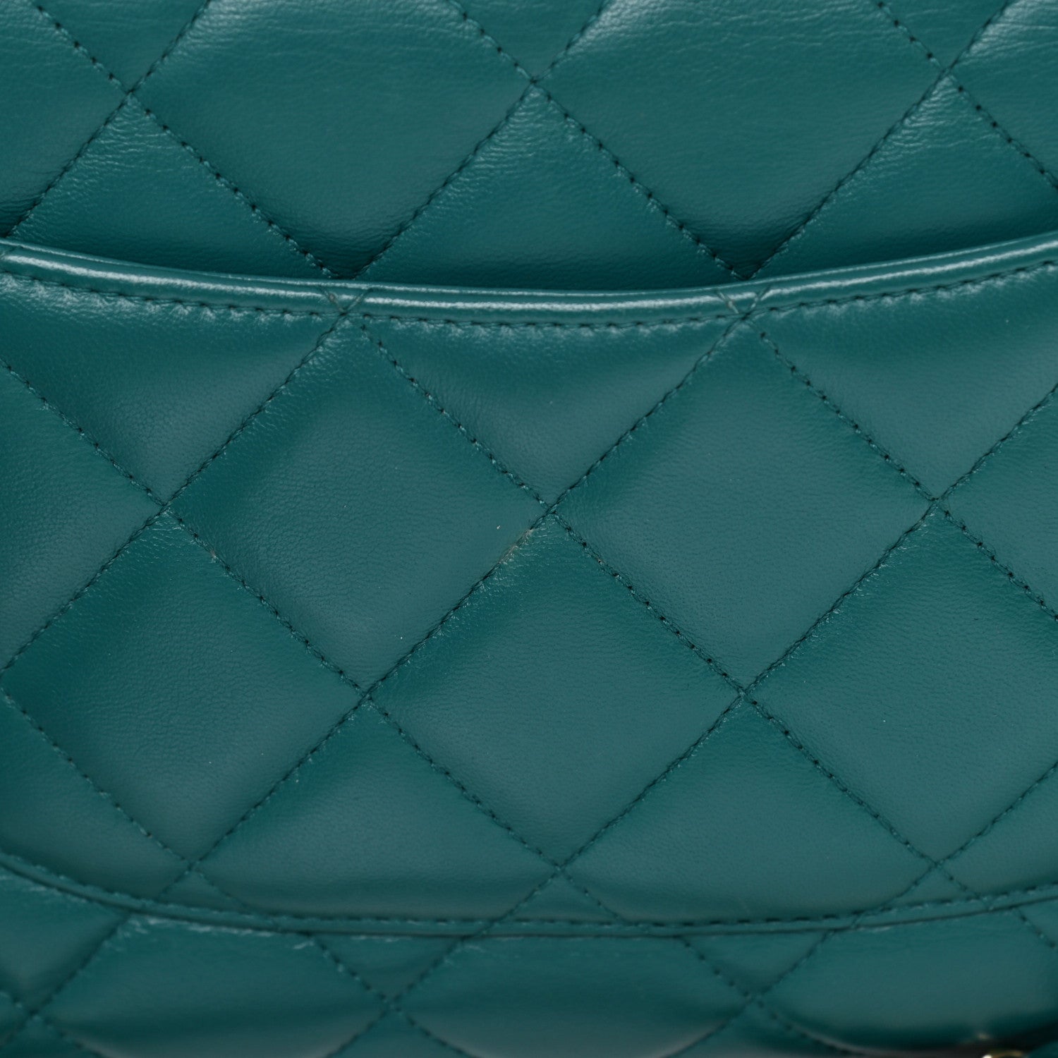 Chanel Lambskin Quilted Small Trendy CC Flap Dual Handle Bag Green 14 of 14