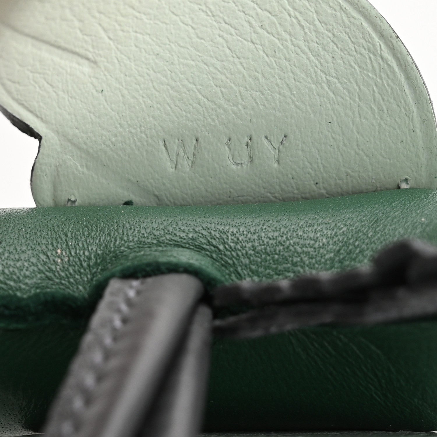 Hermes Milo Lambskin Grigri Rodeo Pegase Horse Bag Charm PM Vert Moyen Ardoise Vert Peppermint 4 of 5