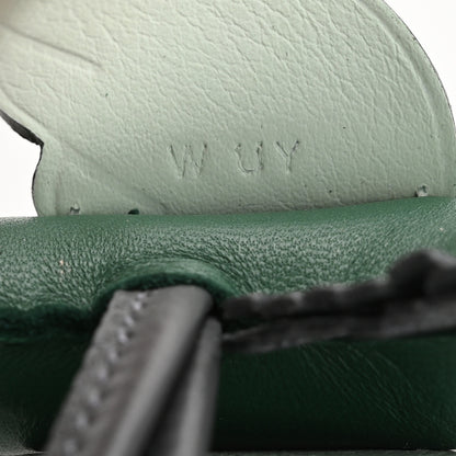 Hermes Milo Lambskin Grigri Rodeo Pegase Horse Bag Charm PM Vert Moyen Ardoise Vert Peppermint 4 of 5