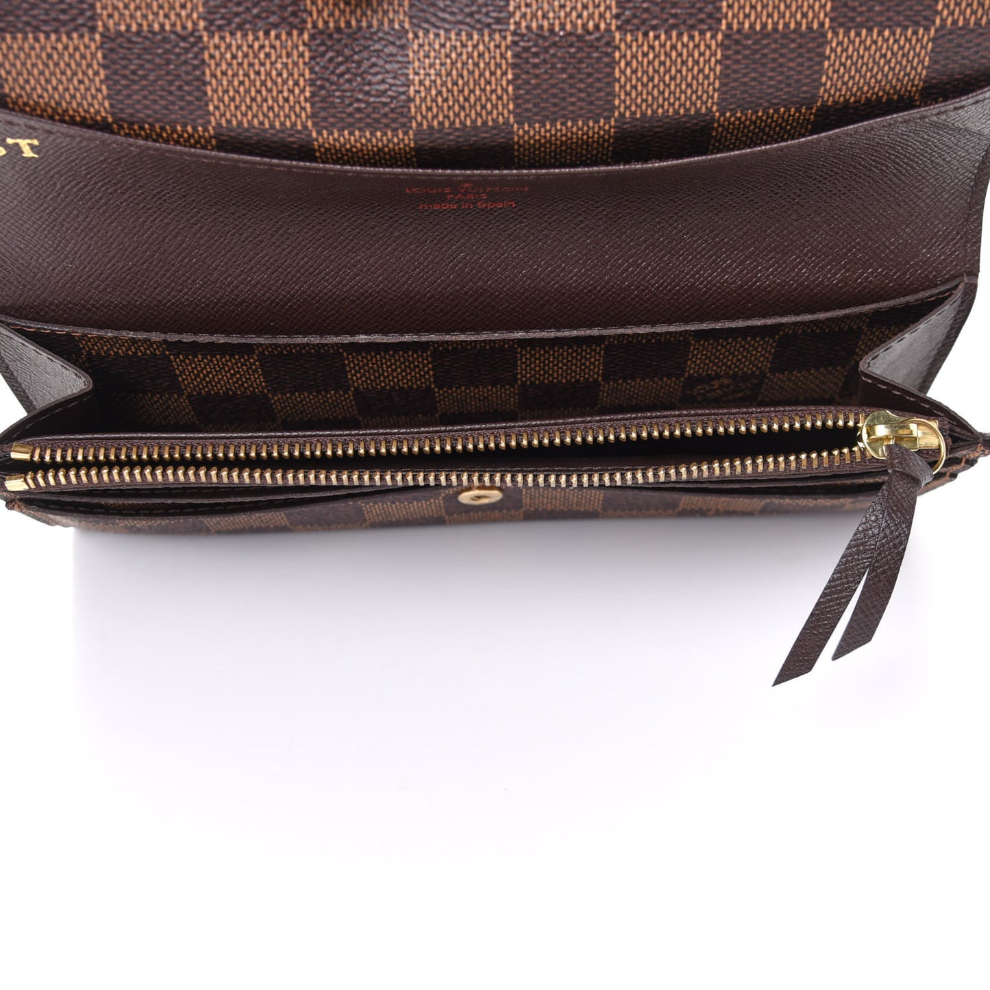 Damier Ebene Emilie Wallet