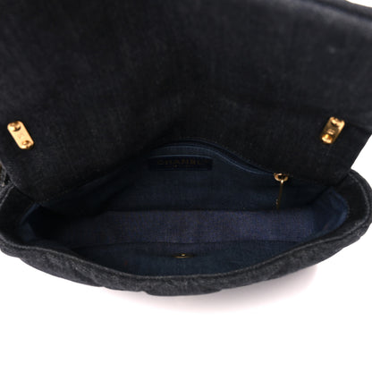 Chanel Denim Quilted Medium Funky Town Flap Black 5 of 12