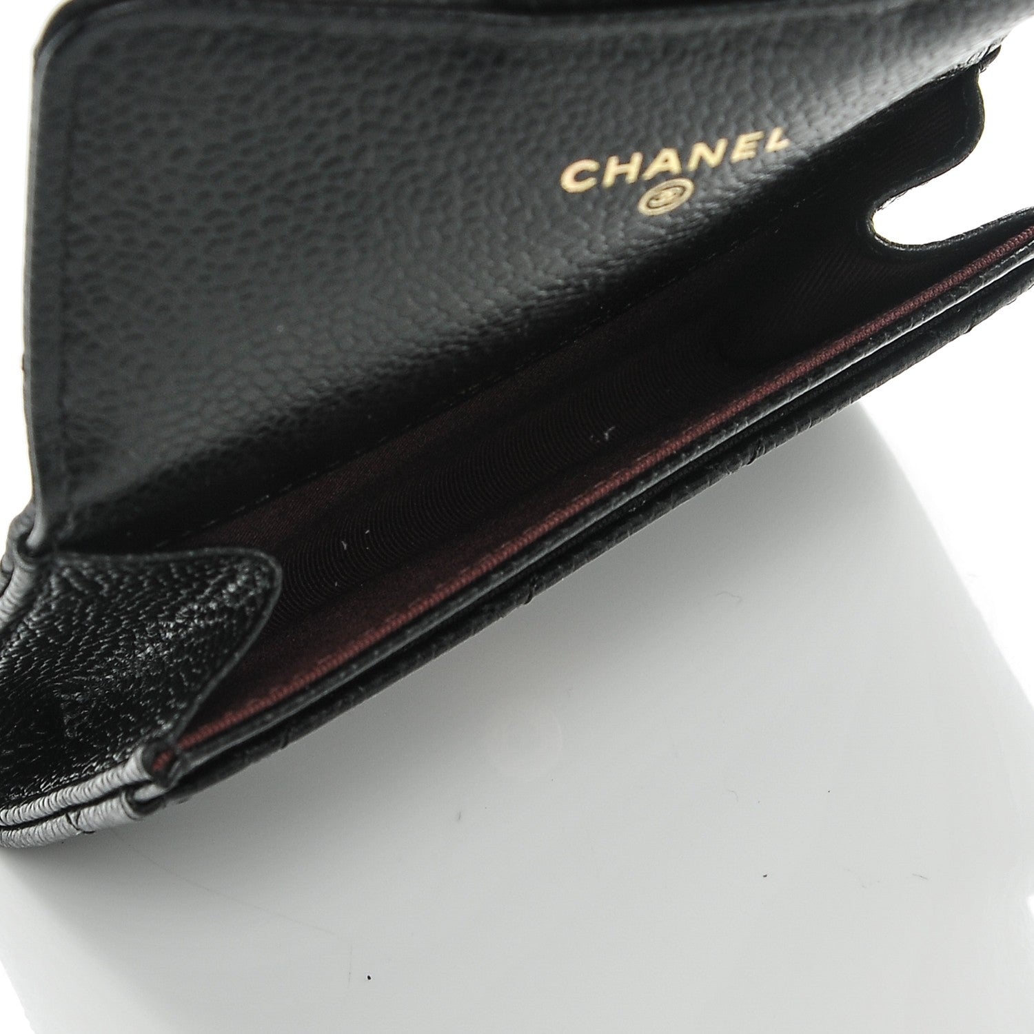 Chanel Caviar Quilted Flap Card Holder Black 5 of 7