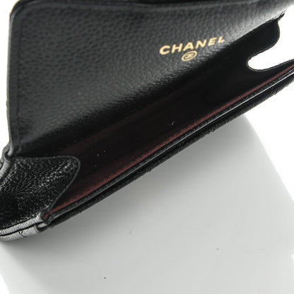 Chanel Caviar Quilted Flap Card Holder Black 5 of 7