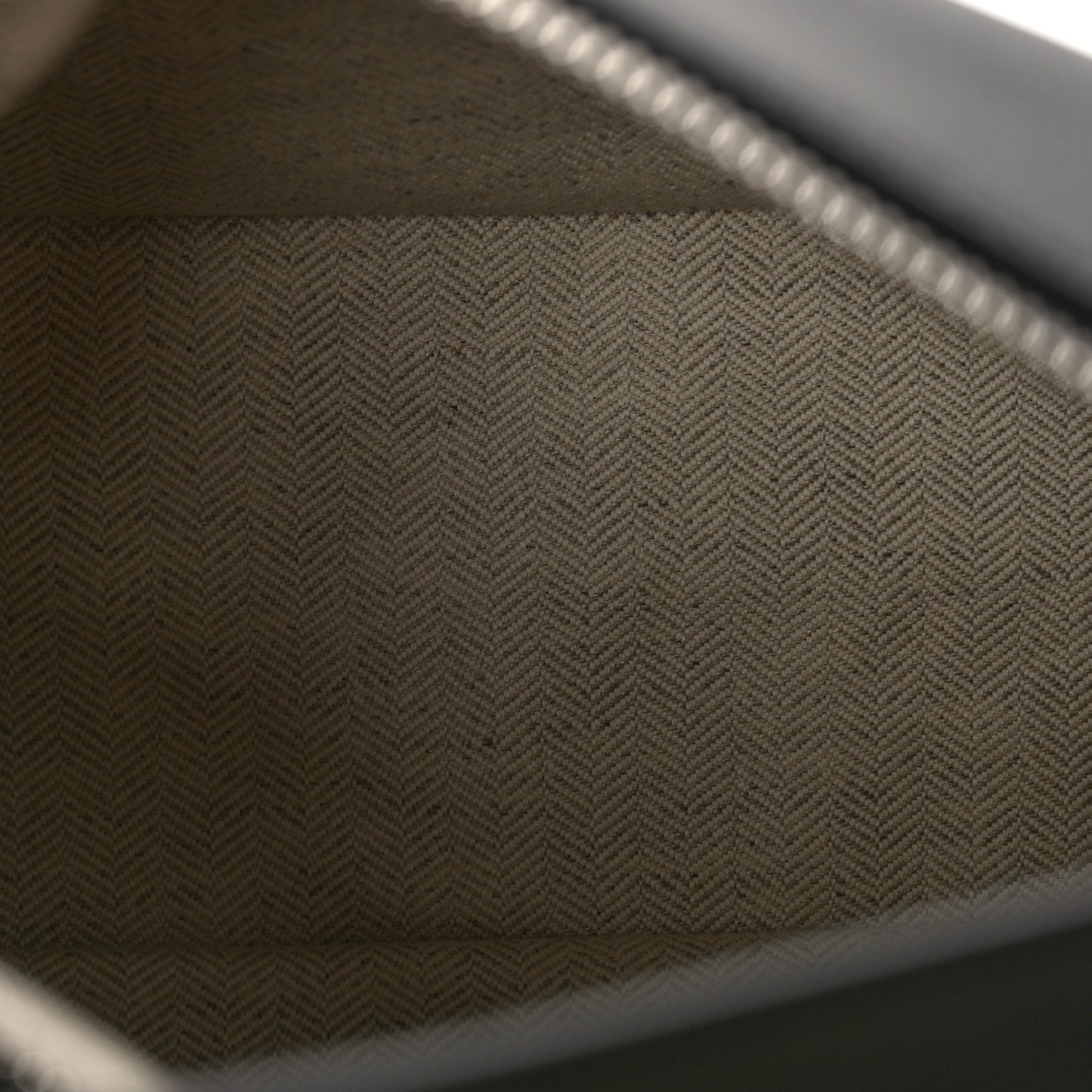 Calfskin Small Puzzle Edge Bag Black