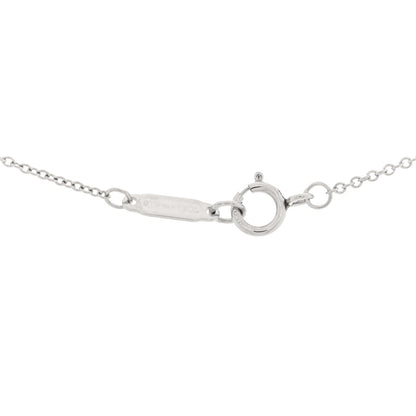Tiffany Platinum Diamond .33ct Solitaire Pendant Necklace 4 of 4